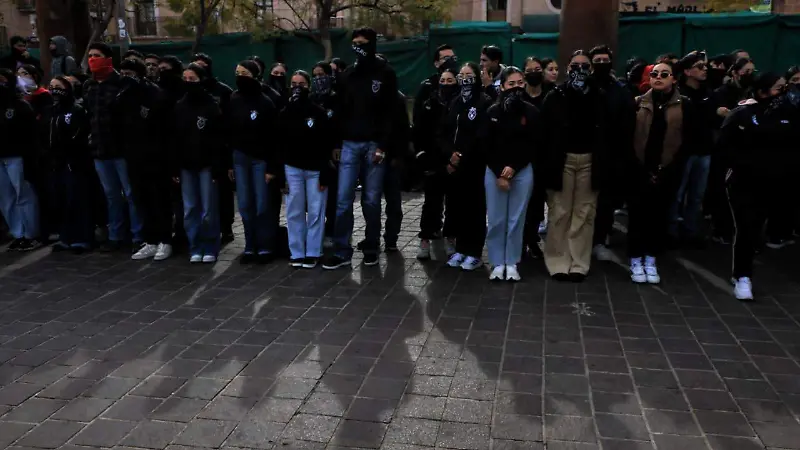 Protesta Normalistas de San Marcos, Loreto, Zacatecas